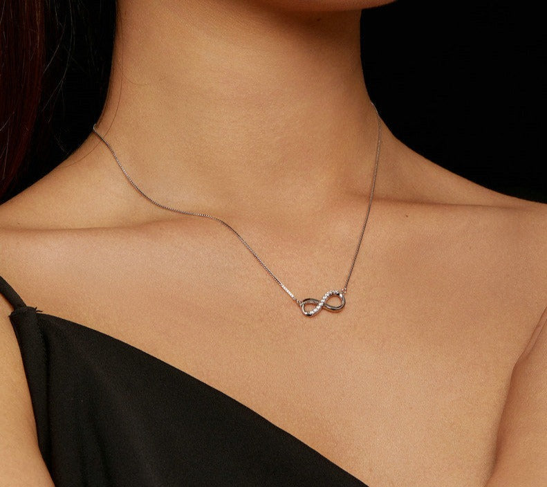 Moissanite Infinite Love Pendant Necklace for women