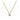 Enhance your style with a gold chain necklace adorned by a 1.0ct round cut lab diamond pendant.