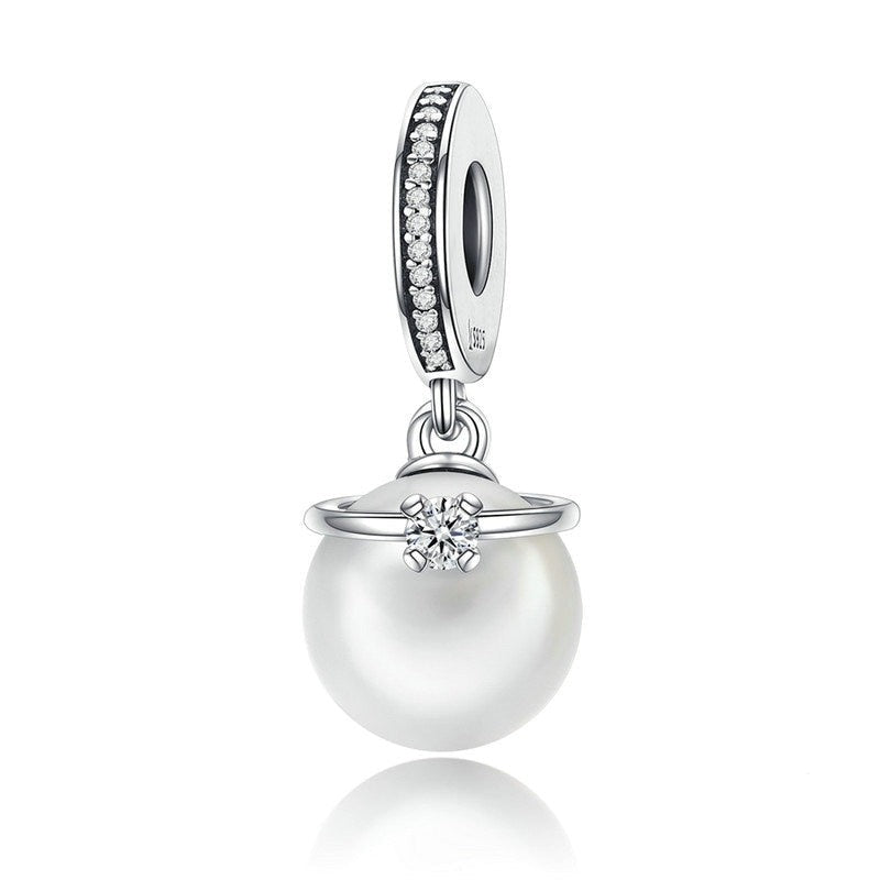 Elegant Pearl Dangle Charm