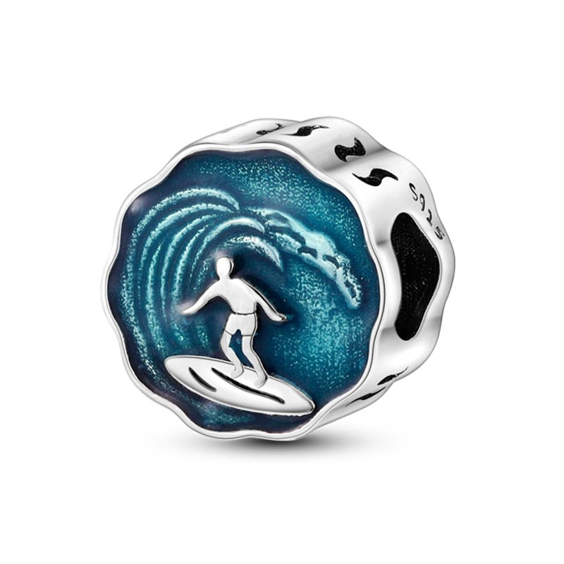 Surfing Spacer Charm