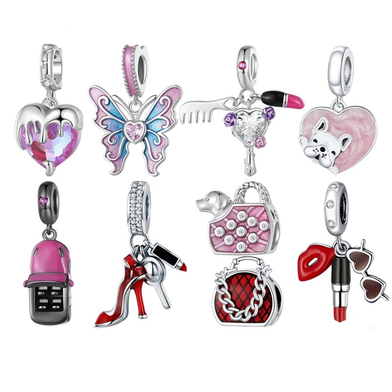 Pink Doll Series Charm Collection