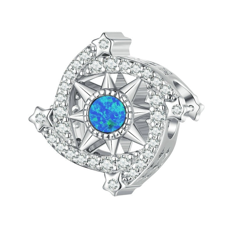 Blue Opal Wishing Stone Charm