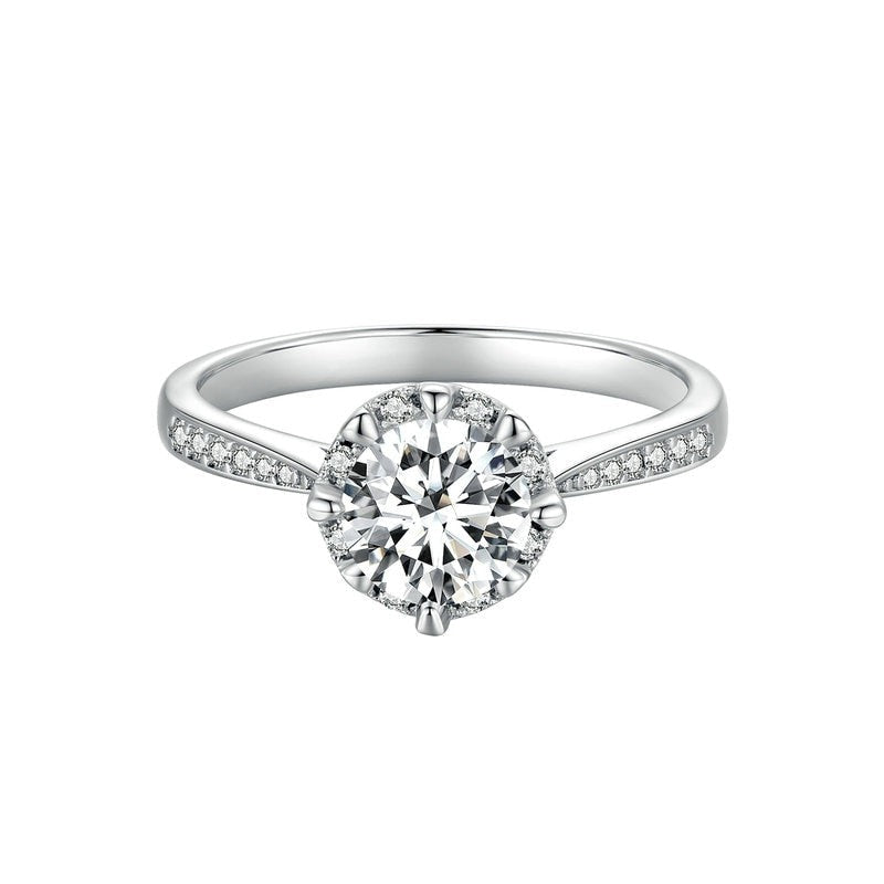 Tanisy Moissanite Solitaire Ring 1 Carat